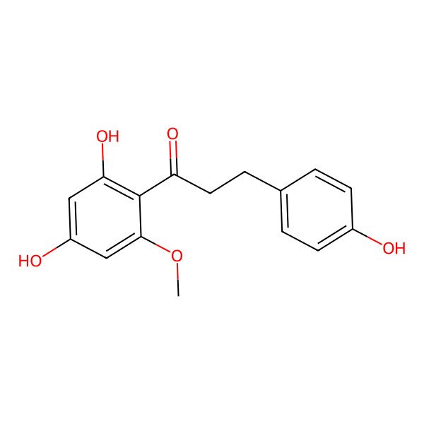 2D Structure of 4,2',4'-Trihydroxy-6'-methoxydihydrochalcone