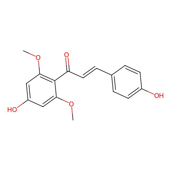 2D Structure of 4,4'-Dihydroxy-2',6'-dimethoxychalcone
