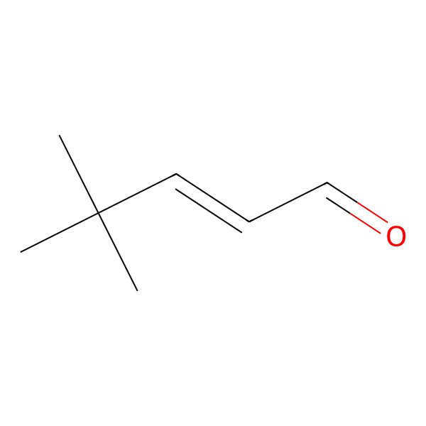 2D Structure of 4,4-Dimethylpent-2-enal 2D Structure of 4,4-Dimethylpent-2-enal
