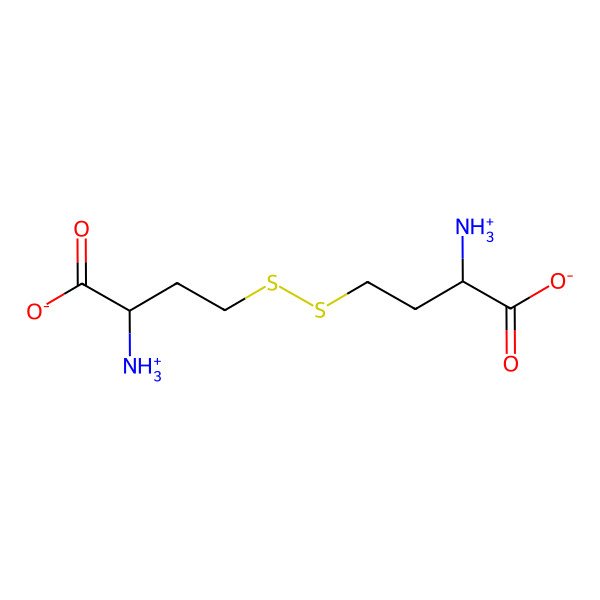 2D Structure of 4,4'-Disulfanediylbis(2-ammoniobutanoate)