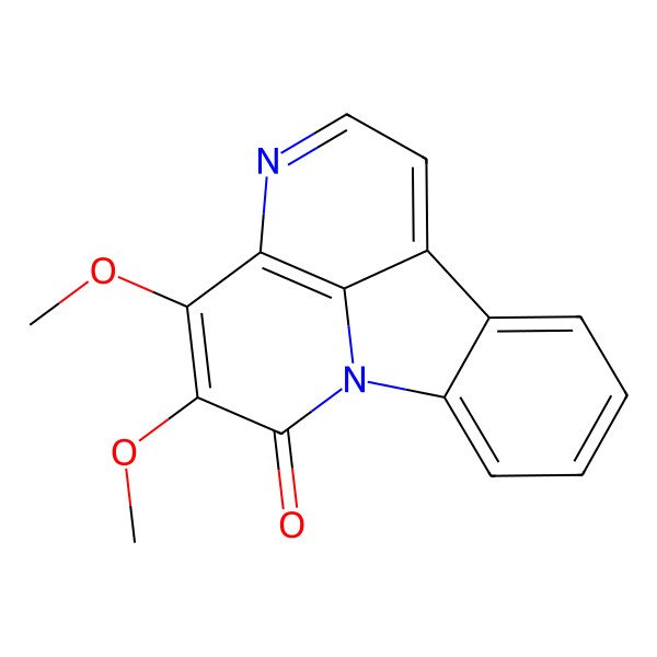 2D Structure of 4,5-Dimethoxycanthin-6-one