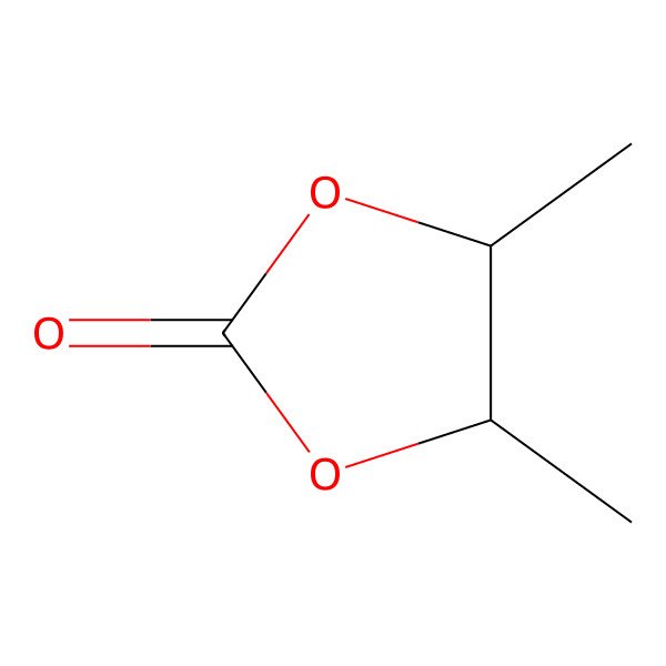 2D Structure of 4,5-Dimethyl-1,3-dioxolan-2-one 2D Structure of 4,5-Dimethyl-1,3-dioxolan-2-one