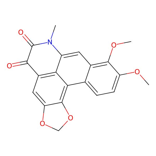 2D Structure of 4,5-Dioxodehydrocrebanine