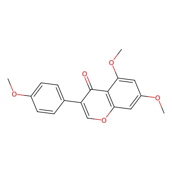 2D Structure of 4',5,7-Trimethoxyisoflavone