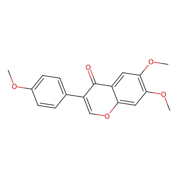 2D Structure of 4',6,7-Trimethoxyisoflavone