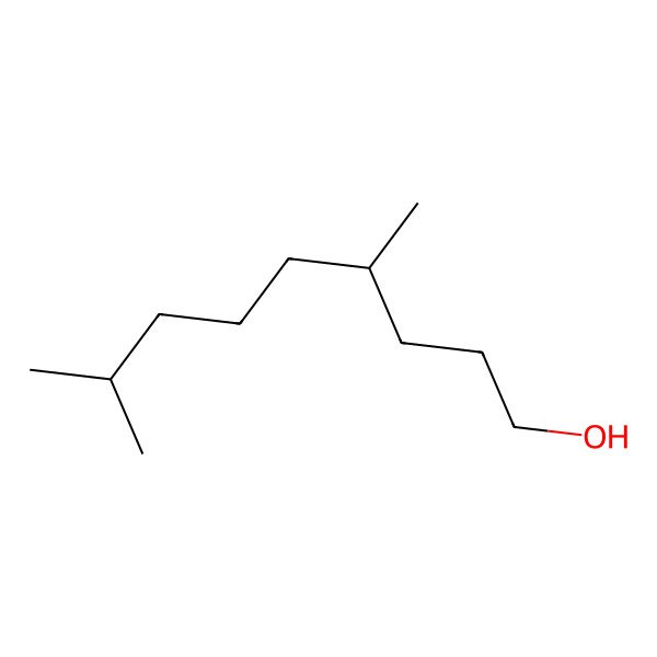2D Structure of 4,8-Dimethyl-1-nonanol