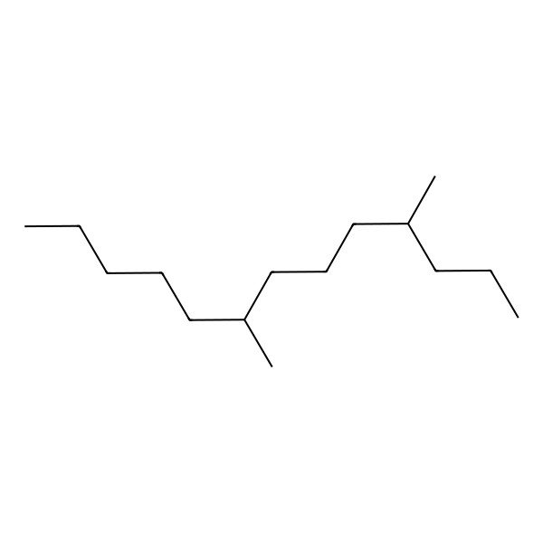 2D Structure of 4,8-Dimethyltridecane