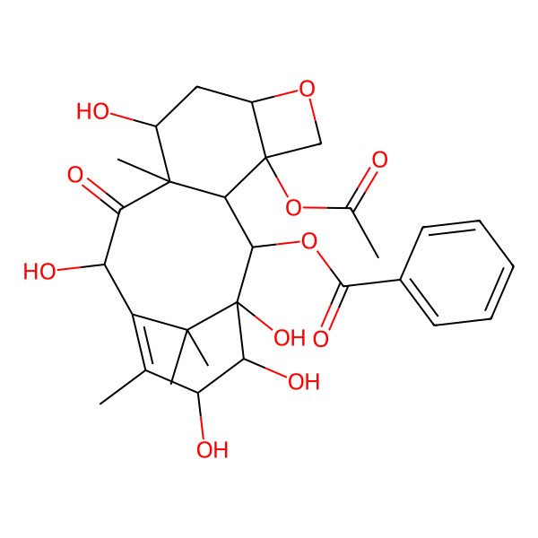 2D Structure of 4|A-Hydroxy-10-DAB