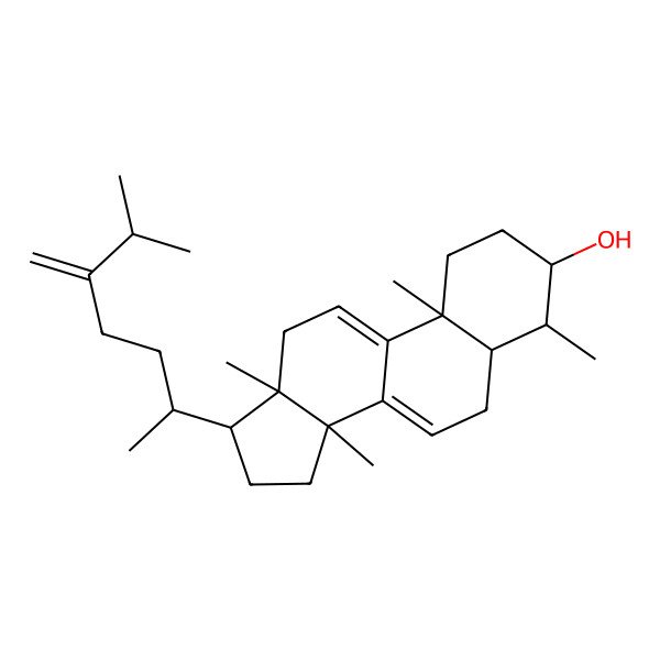 2D Structure of 4alpha,14alpha-Dimethyl-24-methylene-cholest-7,9(11)-dien-3beta-ol 2D Structure of 4alpha,14alpha-Dimethyl-24-methylene-cholest-7,9(11)-dien-3beta-ol