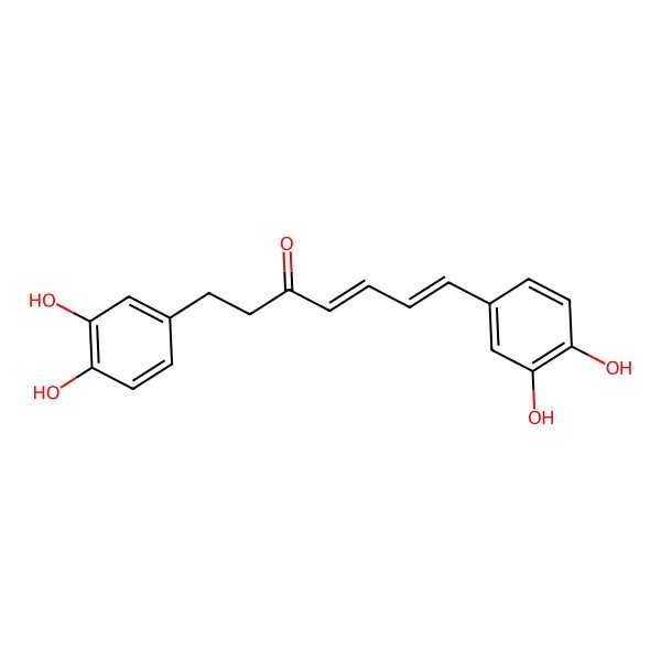 2D Structure of (4E,6E)-1,7-bis(3,4-dihydroxyphenyl)hepta-4,6-dien-3-one