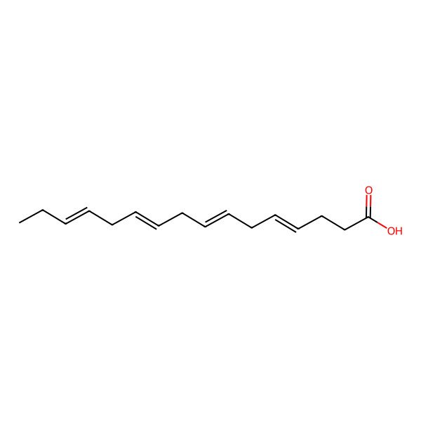 2D Structure of (4Z,7Z,10Z,13Z)-hexadeca-4,7,10,13-tetraenoic acid