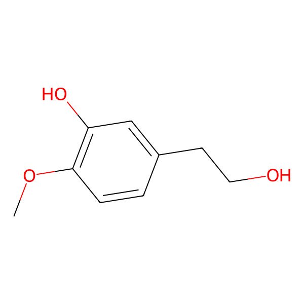 2D Structure of 5-(2-Hydroxyethyl)-2-methoxyphenol