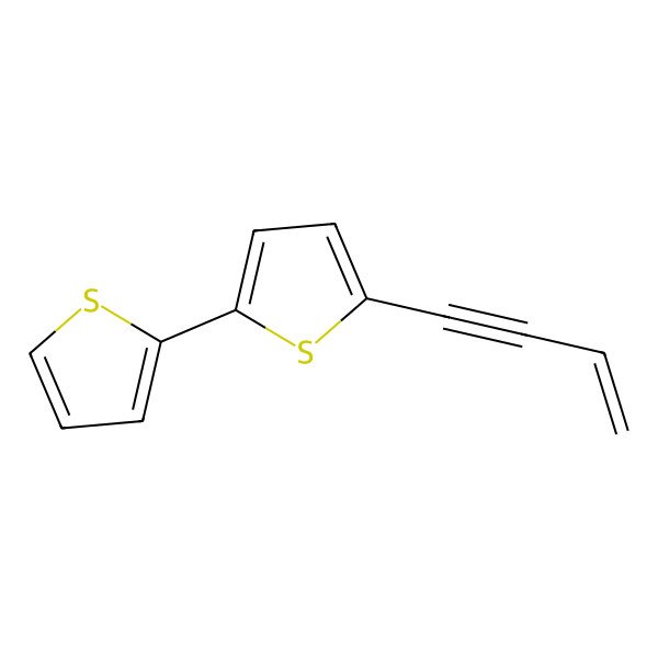 2D Structure of 5-(3-Buten-1-ynyl)-2,2'-bithiophene