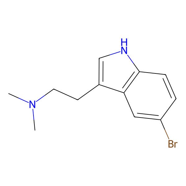 2D Structure of 5-Bromo-N,N-Dimethyltryptamine