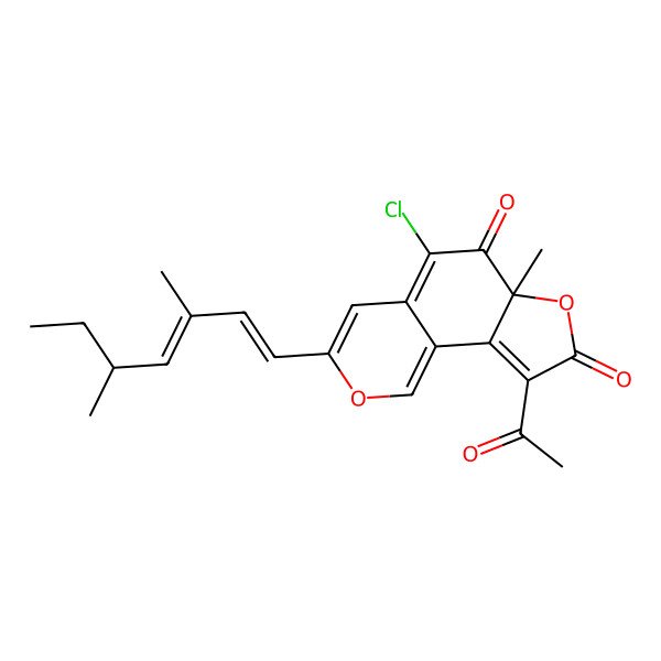 2D Structure of 5-Chloroisorotiorin