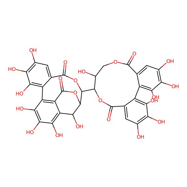 2D Structure of 5-Desgalloylstachyurin