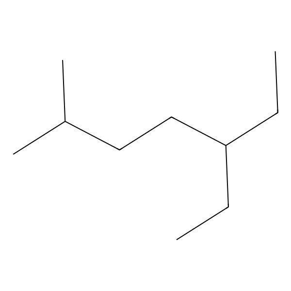 2D Structure of Heptane, 5-ethyl-2-methyl-