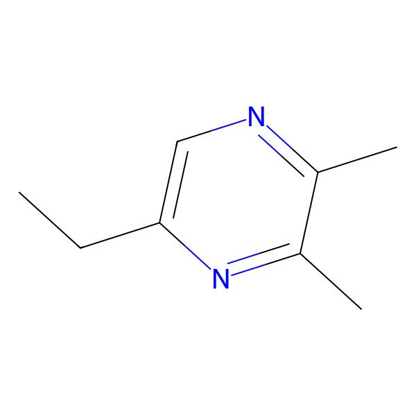 2D Structure of 5-Ethyl-2,3-dimethylpyrazine