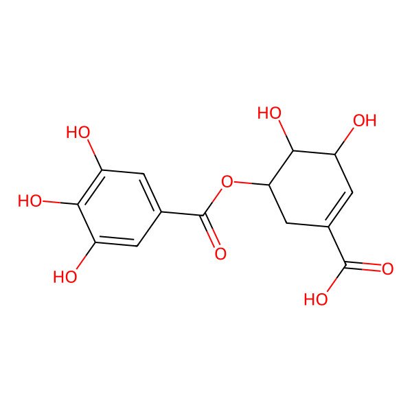 2D Structure of 5-Galloylshikimic acid