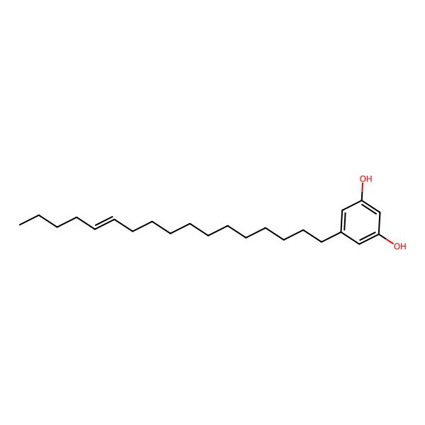 2D Structure of 5-(Heptadec-12-enyl)resorcinol
