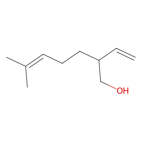 2D Structure of 5-Hepten-1-ol, 2-ethenyl-6-methyl-