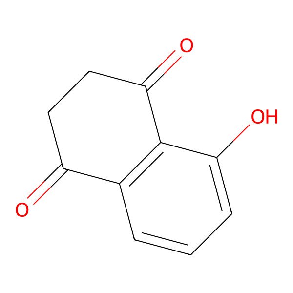 2D Structure of 5-Hydroxy-2,3-dihydronaphthalene-1,4-dione