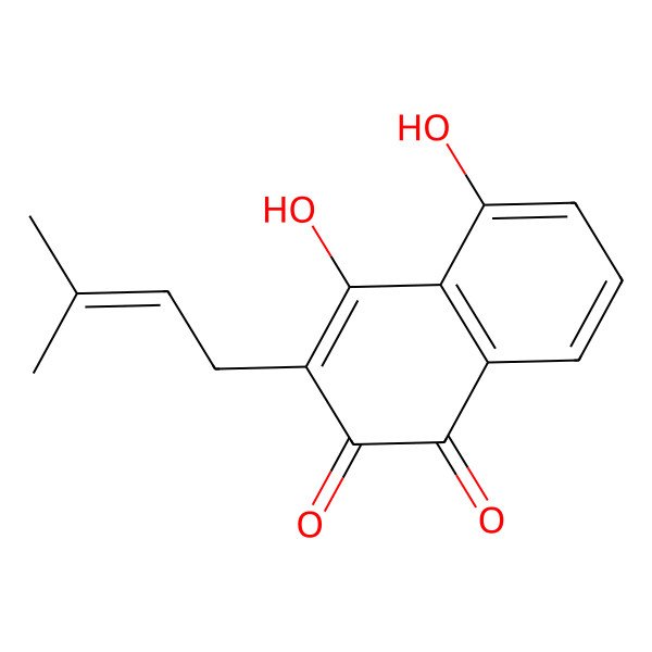2D Structure of 5-Hydroxylapachol 2D Structure of 5-Hydroxylapachol