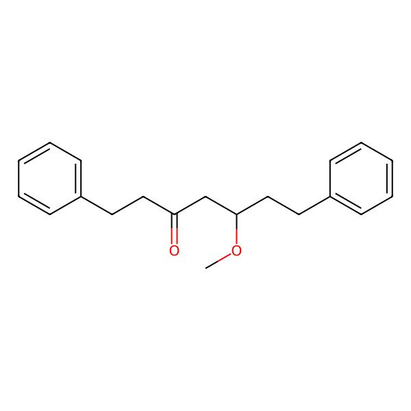 2D Structure of 5-Methoxy-1,7-diphenyl-3-heptanone