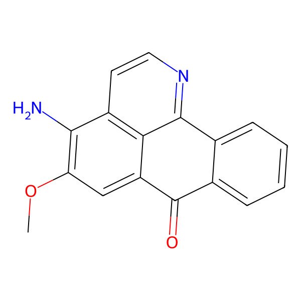 2D Structure of 5-Methoxy-4-amino-1-azabenzanthrone
