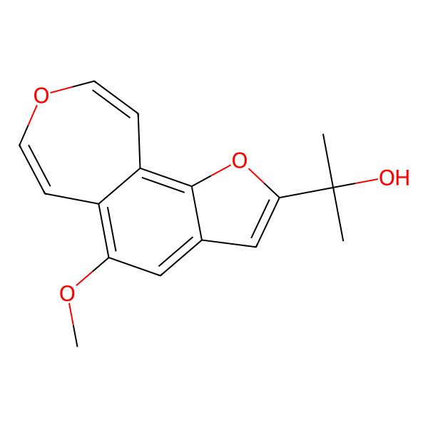 2D Structure of 5-Methoxyfuro[2,3-g][3]benzoxepin