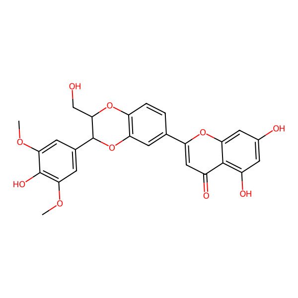 2D Structure of 5''-methoxyhydnocarpin-D
