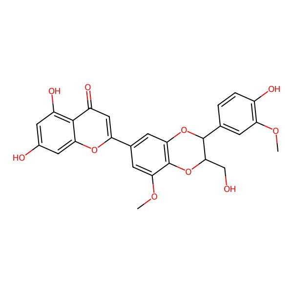 2D Structure of 5'-Methoxyhydnocarpin