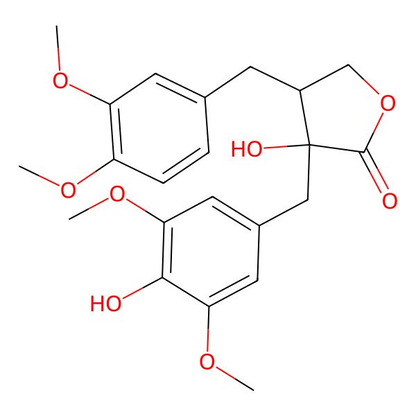 2D Structure of 5-Methoxytrachelogenin 2D Structure of 5-Methoxytrachelogenin