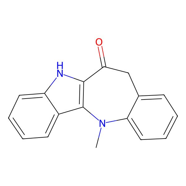 2D Structure of 5-Methyl-10,12-dihydroindolo[3,2-b][1]benzazepin-11-one