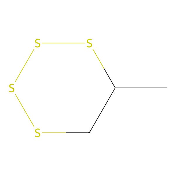 2D Structure of 5-Methyl-1,2,3,4-tetrathiane