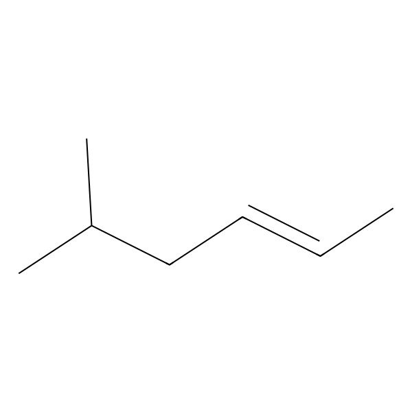 2D Structure of 5-Methyl-2-hexene