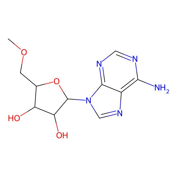 2D Structure of 5'-O-Methyladenosine 2D Structure of 5'-O-Methyladenosine