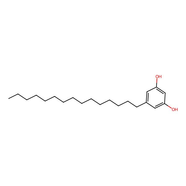 2D Structure of 5-Pentadecylresorcinol 2D Structure of 5-Pentadecylresorcinol
