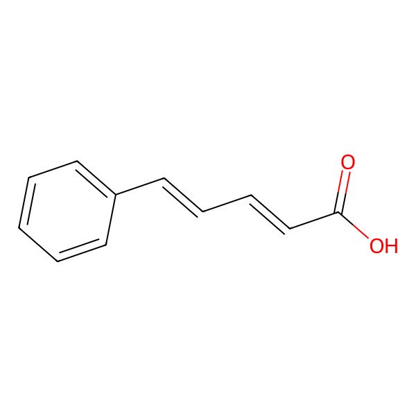 2D Structure of 5-Phenylpenta-2,4-dienoic acid