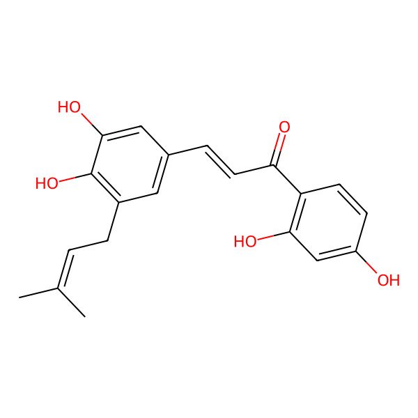 2D Structure of 5-Prenylbutein