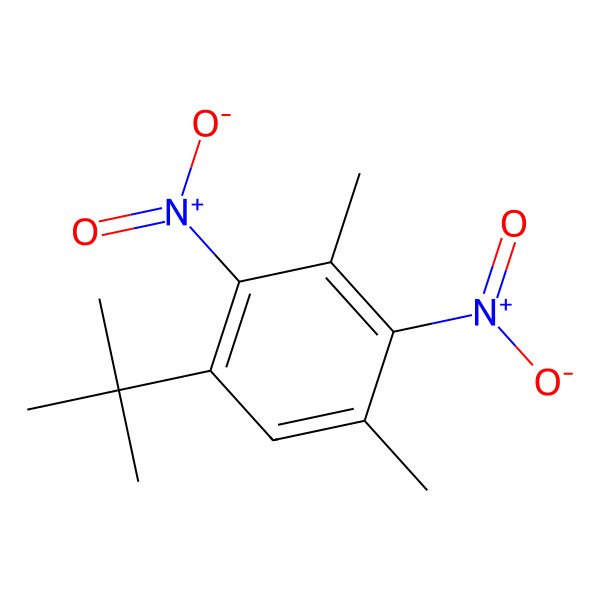 2D Structure of 5-tert-Butyl-2,4-dinitro-m-xylene