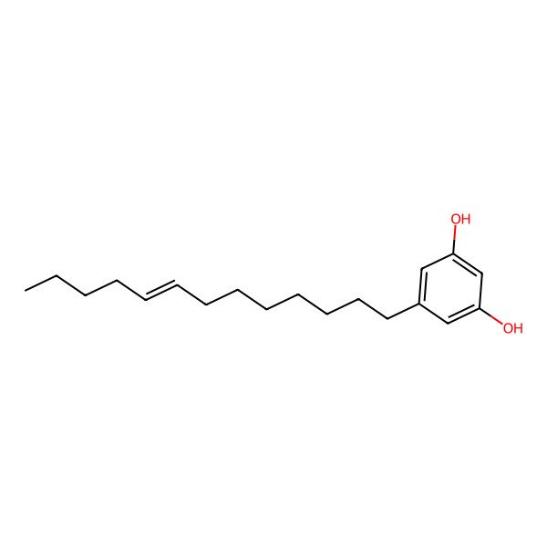 2D Structure of 5-((Z)-tridec-8-en-1-yl)resorcinol