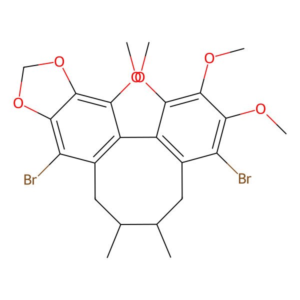 2D Structure of 5,12-Dibromo-kadsuranin