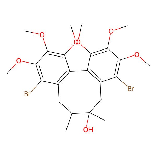 2D Structure of 5,12-Dibromo-schizandrin