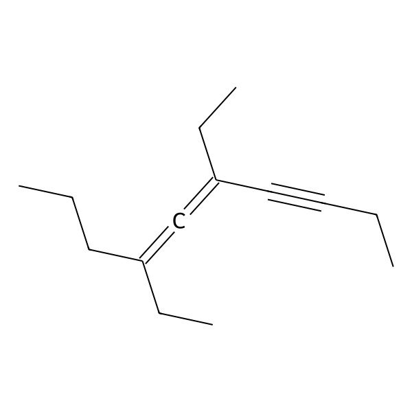 2D Structure of 5,6-Decadien-3-yne, 5,7-diethyl-