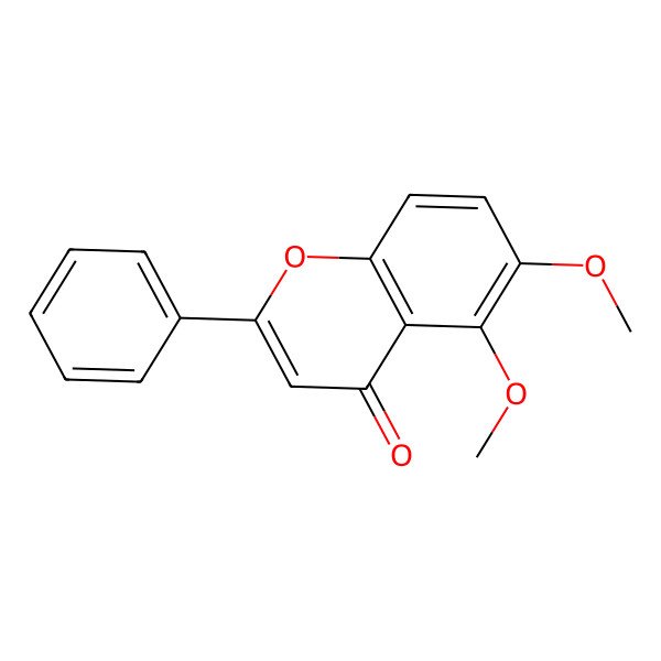2D Structure of 5,6-Dimethoxyflavone