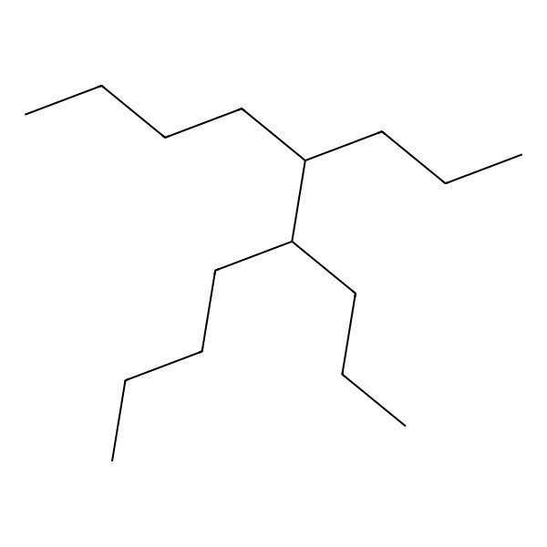 2D Structure of 5,6-Dipropyldecane
