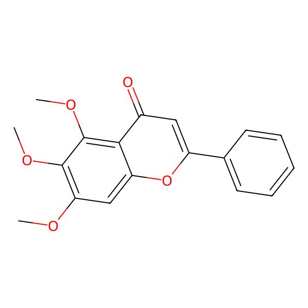 2D Structure of 5,6,7-Trimethoxyflavone 2D Structure of 5,6,7-Trimethoxyflavone