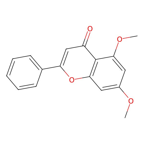 2D Structure of 5,7-Dimethoxyflavone