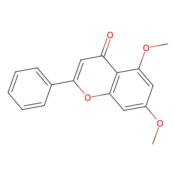 2D Structure of 5,7-Dimethoxyflavone 2D Structure of 5,7-Dimethoxyflavone